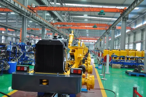 خط تجميع جرافات العجلات — دقة وإتقان في كل وحدة