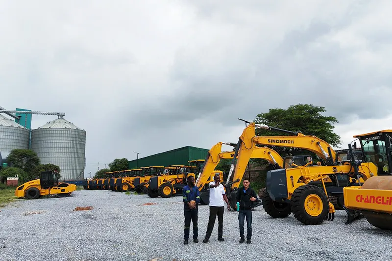 توريد معدات الأشغال العامة لمشروع بنية تحتية حكومي رائد في أفريقيا