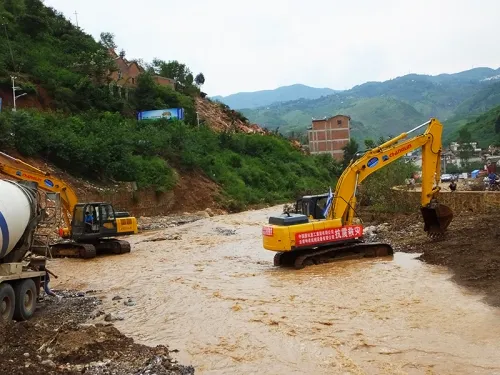 في عمليات الإغاثة والإنقاذ في أعقاب الزلازل