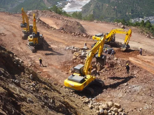 في حفر الأساسات